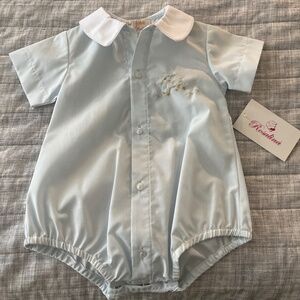 Baby Blue Boy Lamb Onesie